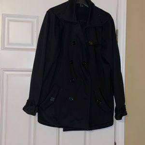 Black lightweight coat